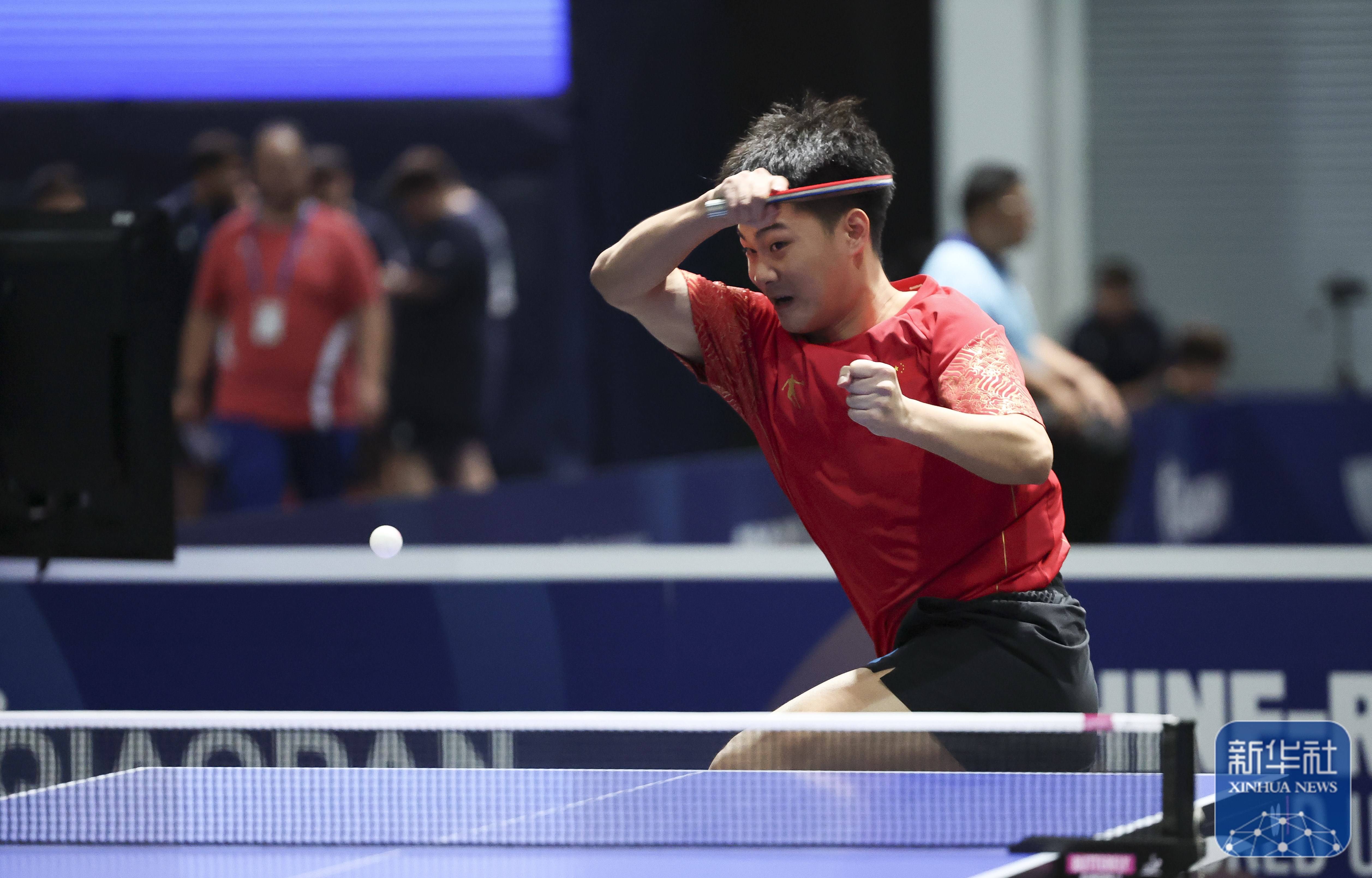 比利时乒乓球队完胜波兰乒乓球队，王皓高光表现