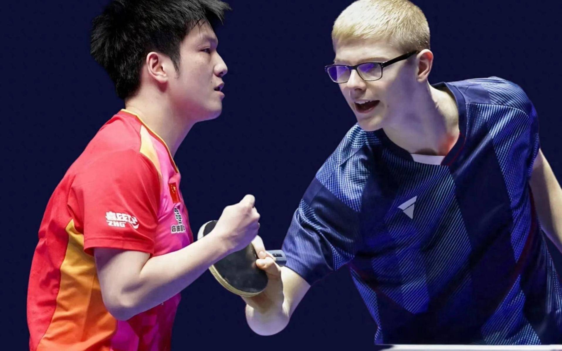 韩国乒乓球队鏖战法国乒乓球队，奥恰洛夫爆发神勇的简单介绍